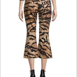 Boot leg crop pants